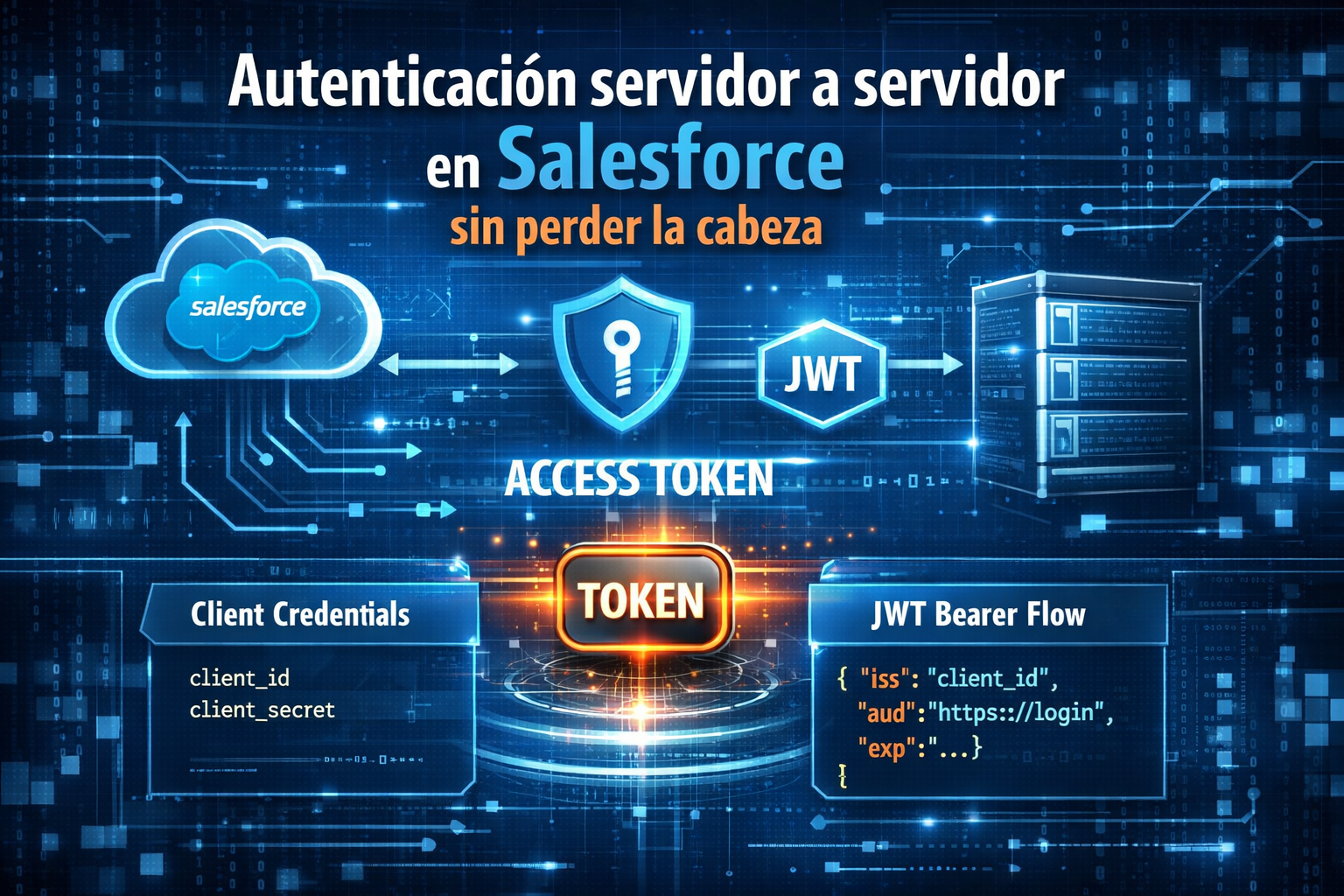 Autenticación servidor a servidor en Salesforce sin perder la cabeza